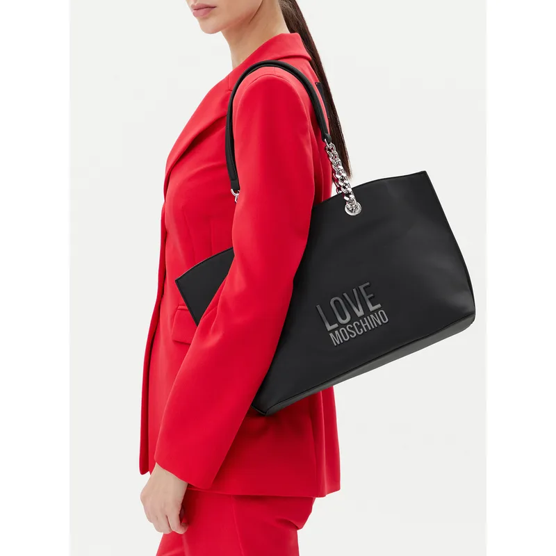 Τσάντα LOVE MOSCHINO JC4257PP0MKD000B Μαύρο