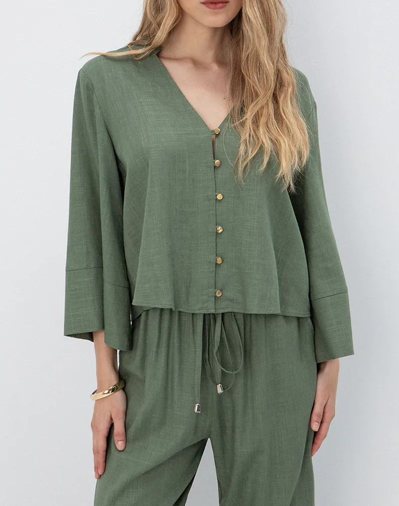 TOI&MOI ΠΟΥΚΑΜΙΣΟ 30-5808-126-334 Khaki