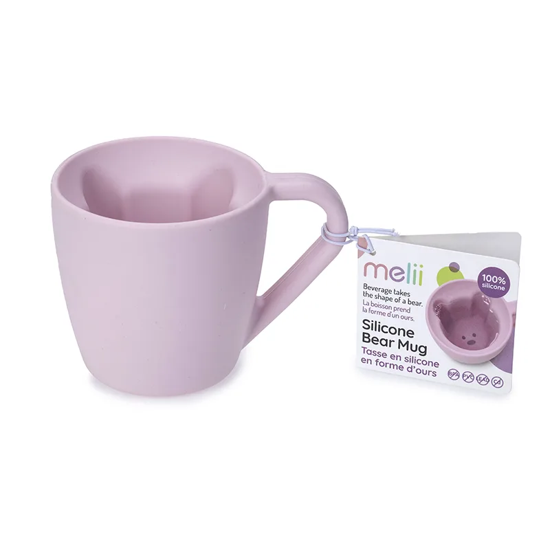 Κούπα Σιλικόνης 145ml Αρκουδάκι Ροζ Melli MEL13410 (Υλικό: Σιλικόνη, Χρώμα: Ροζ) - Melii - MEL13410