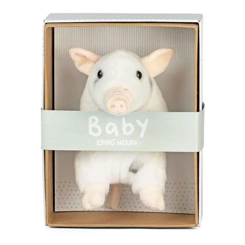 Λούτρινο Living Nature Baby Juliana Γουρουνάκι 20cm