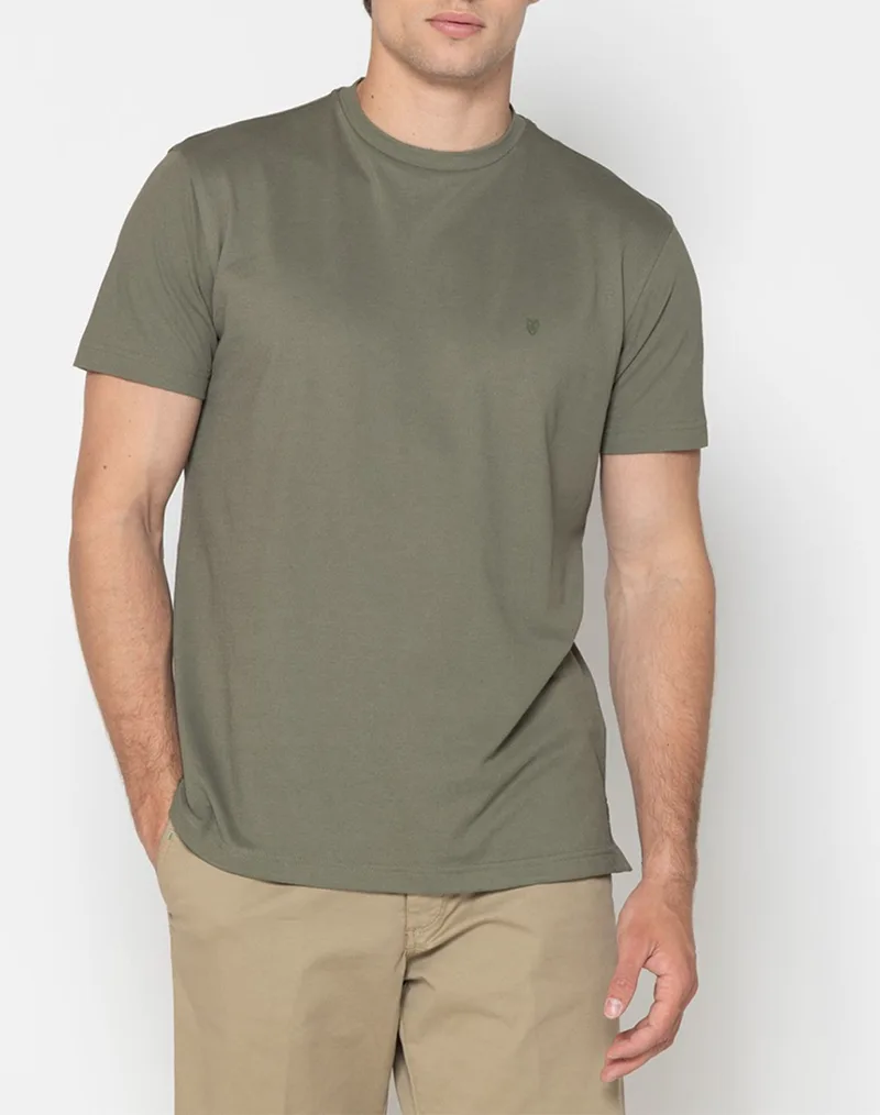 THE BOSTONIANS ΜΠΛΟΥΖΑ T-SHIRT PIQUE TECH REGULAR FIT 3TS1308-OLIVE Olive