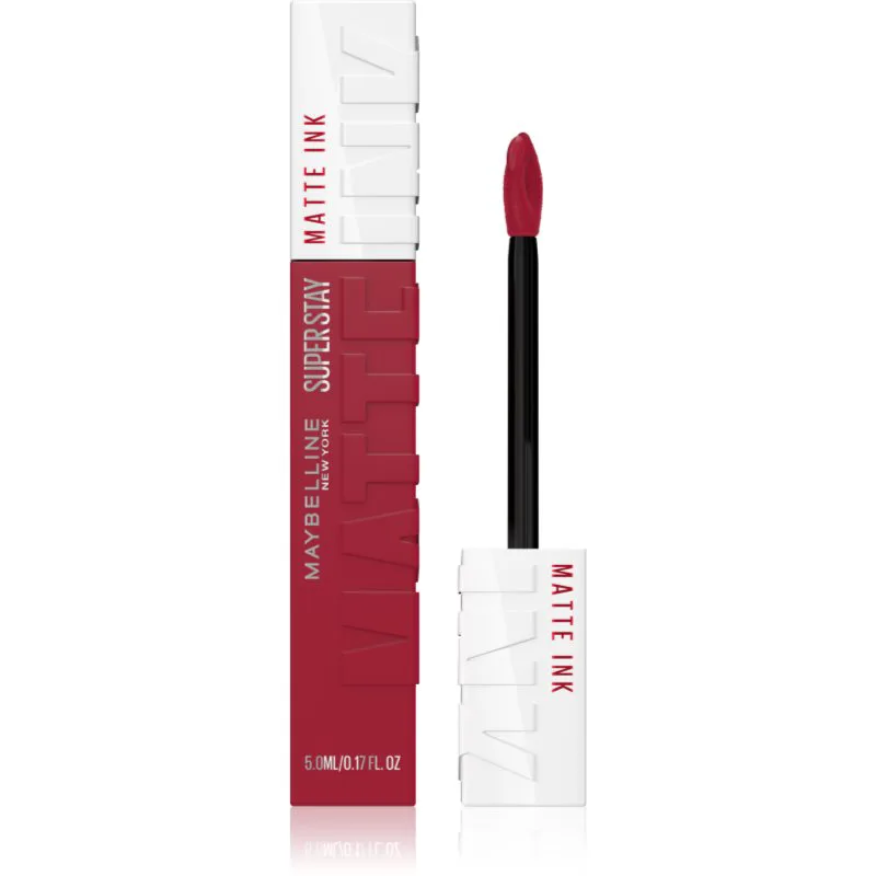 MAYBELLINE NEW YORK SuperStay Matte Ink ματ υγρό κραγιόν για μακρόχρονη επίδραση απόχρωση 80 Ruler 5 ml
