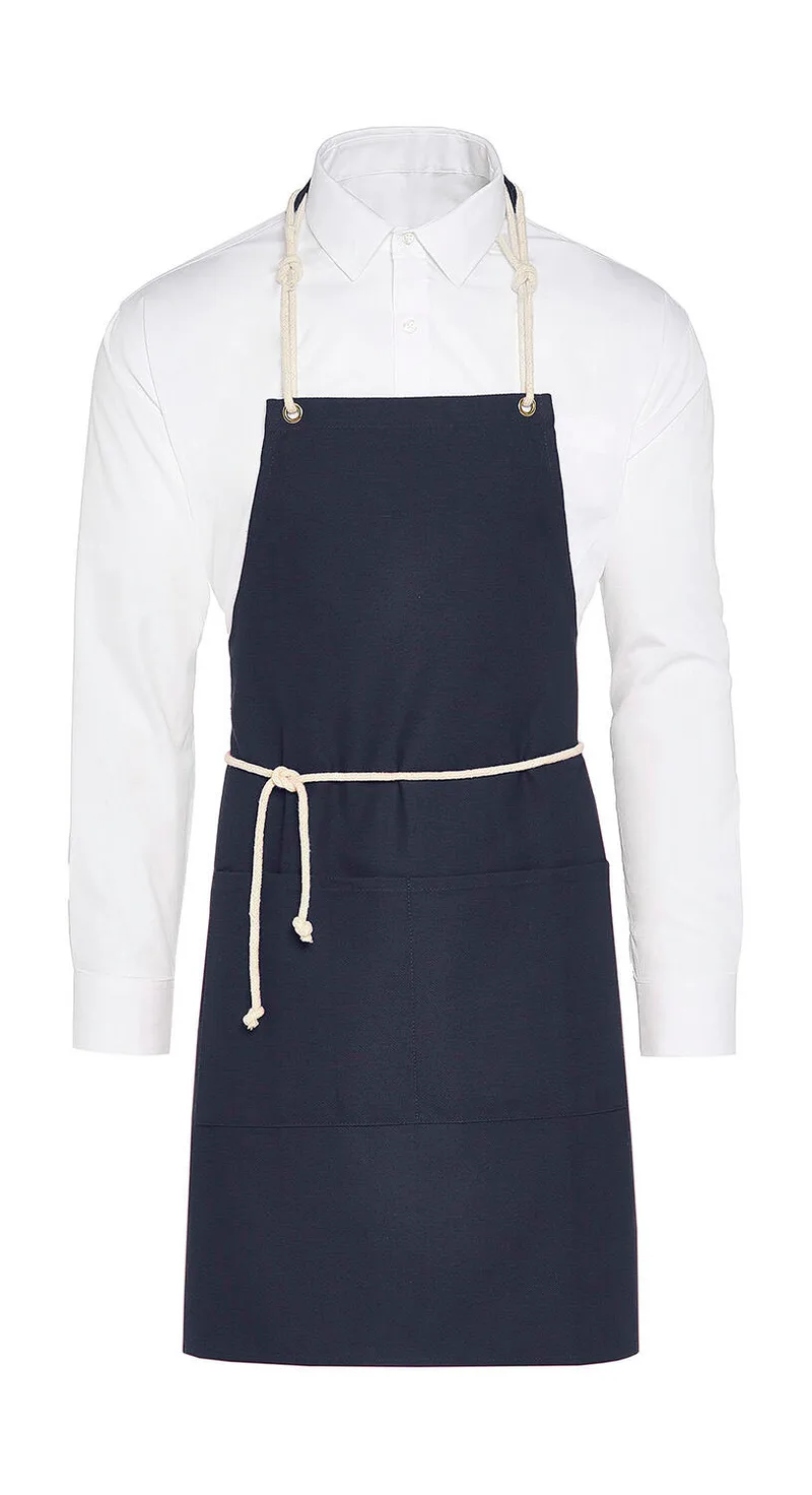 Ποδιά Λαιμού Corsica Canvas με Τσέπη SG Accessories - BISTRO JG15P-CA-Bib Navy