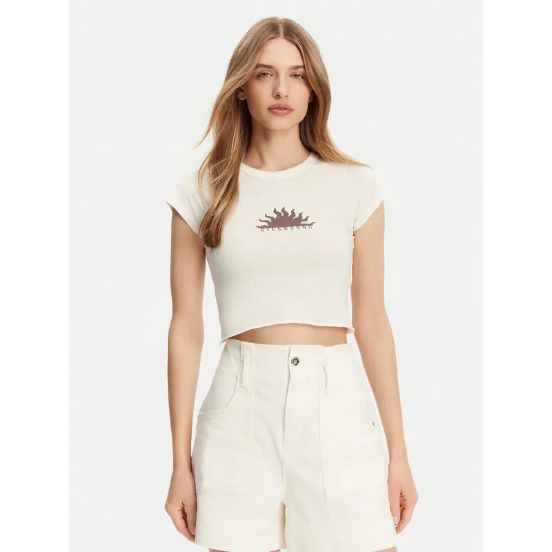 Billabong Τοπ EBJZT00436 Λευκό Regular Fit
