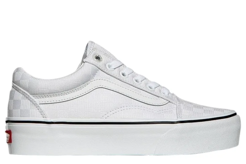 Sneaker Vans Ua Old Skool Platfor VN0A3B3U42B1-True White-Black