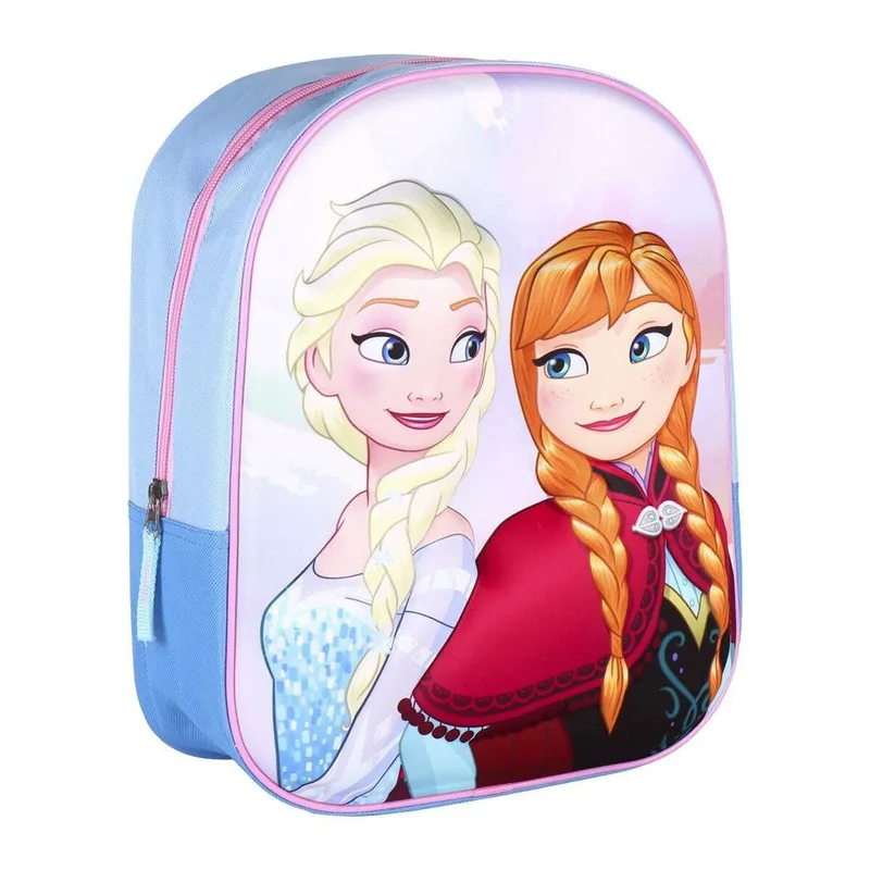 Disney Frozen 3D Σχολική Τσάντα Πλάτης Δημοτικού 31 x 25 x 10 cm Πολύχρωμο