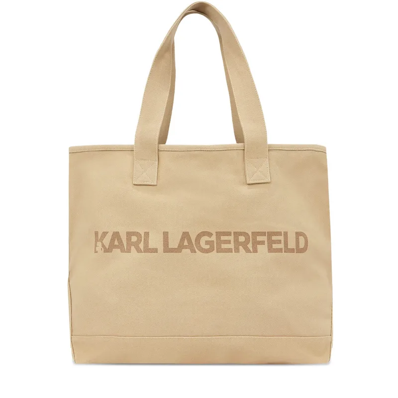 Γυναικεία K/Essential Τσάντα Μπεζ Karl Lagerfeld B2W50099-2FT SAFARI
