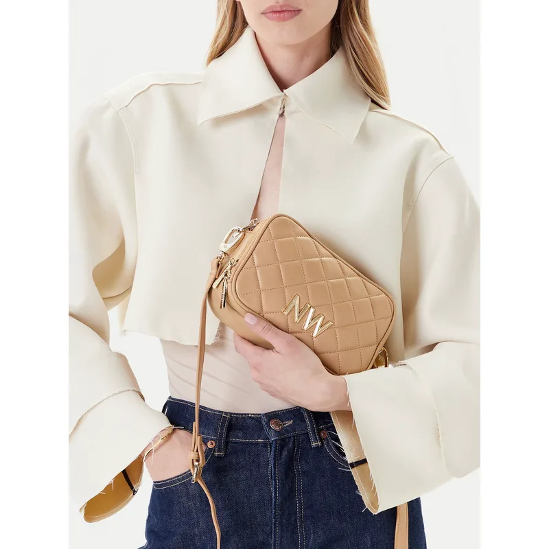 Τσάντα Nine West CEO-Greenwich-Glam-LX7669 Μπεζ