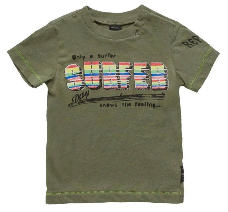 T-SHIRT REPLAY PB7308.071.20994-438 ΛΑΔΙ (74ΕΚ.)-(9-12ΜΗΝΩΝ)