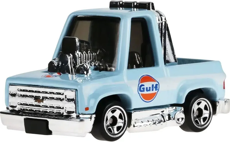 HOT WHEELS: SILVER SERIES TOONED GULF RACING - TOON'D '83 CHEVROLET SILVERADO (JCB64)
