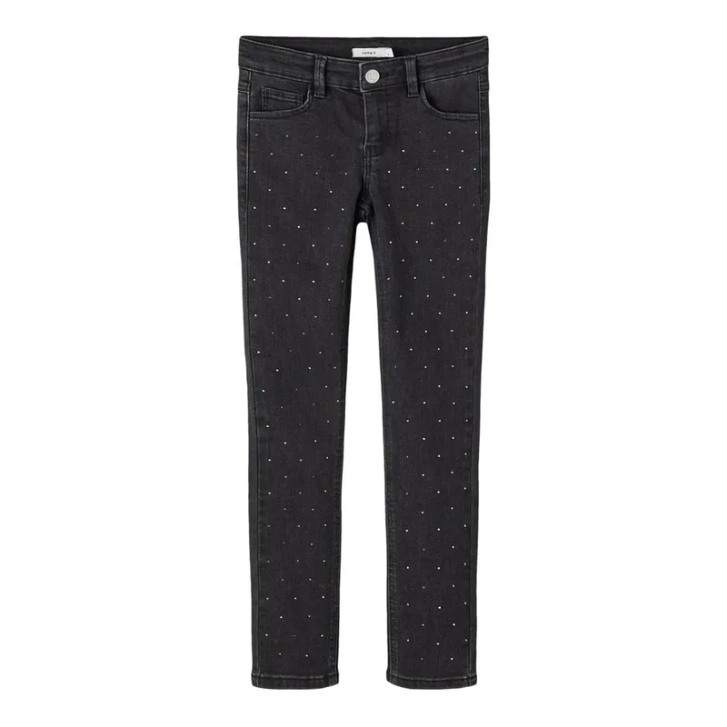 Παντελόνι τζιν κορίτσι name it-13218247-Black Denim