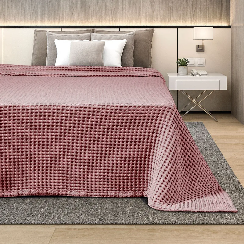 Κουβέρτα Πικε Υπερδιπλη 220X240 Adam Home Opal Rose