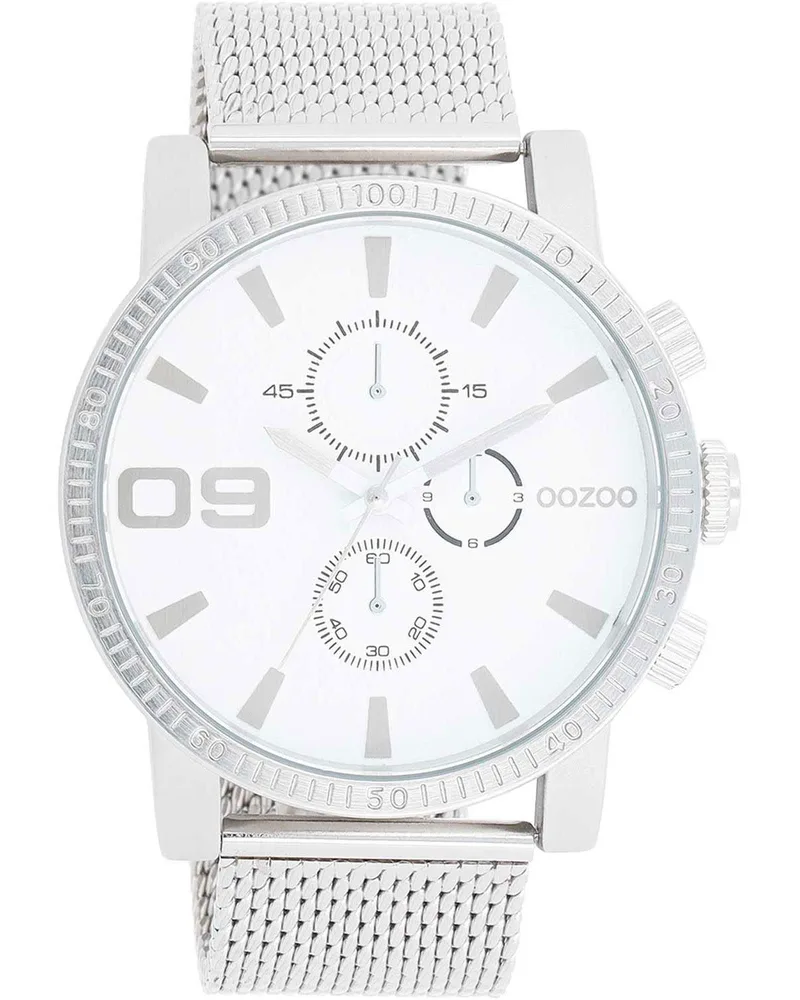 OOZOO Timepieces - C11213, Silver case with Metal Bracelet