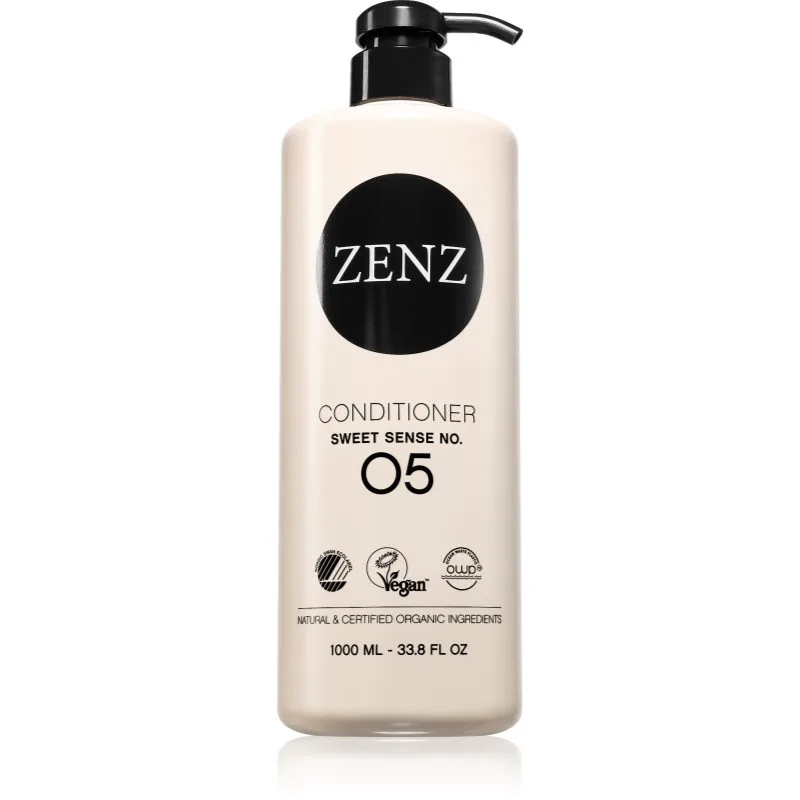 ZENZ Organic Sweet Sense No. 05 ενυδατικό μαλακτικό για όγκο 1000 ml
