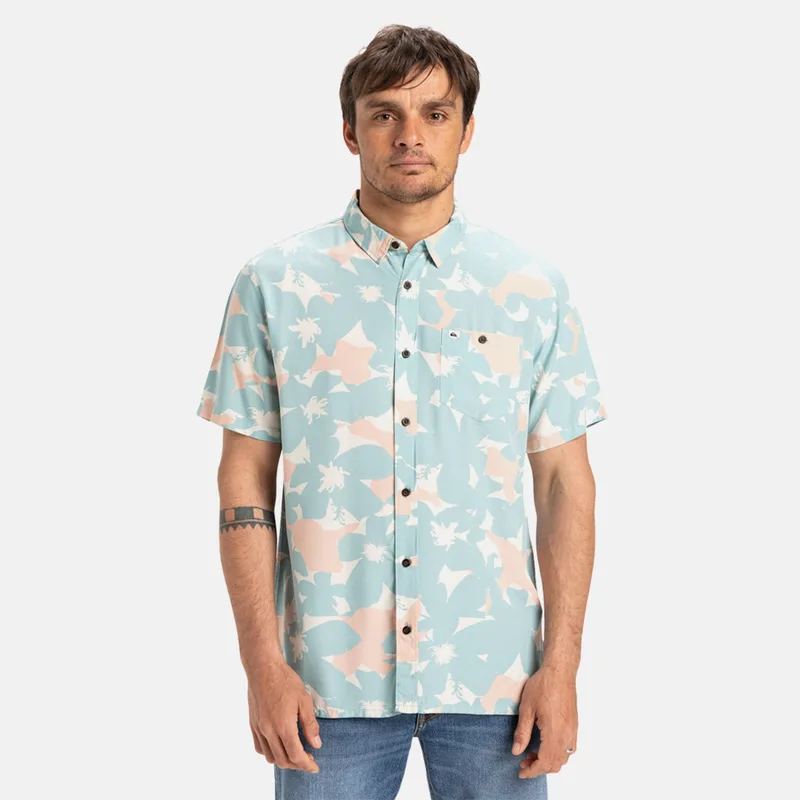 Quiksilver Safe Paradise Ανδρικό Κοντομάνικο Πουκάμισο (9000222269_84787)