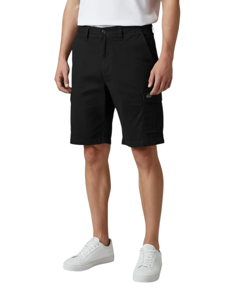 Quiksilver Ανδρική Βερμούδα Cargo EQYWS03894-KVJ0 Μαύρο
