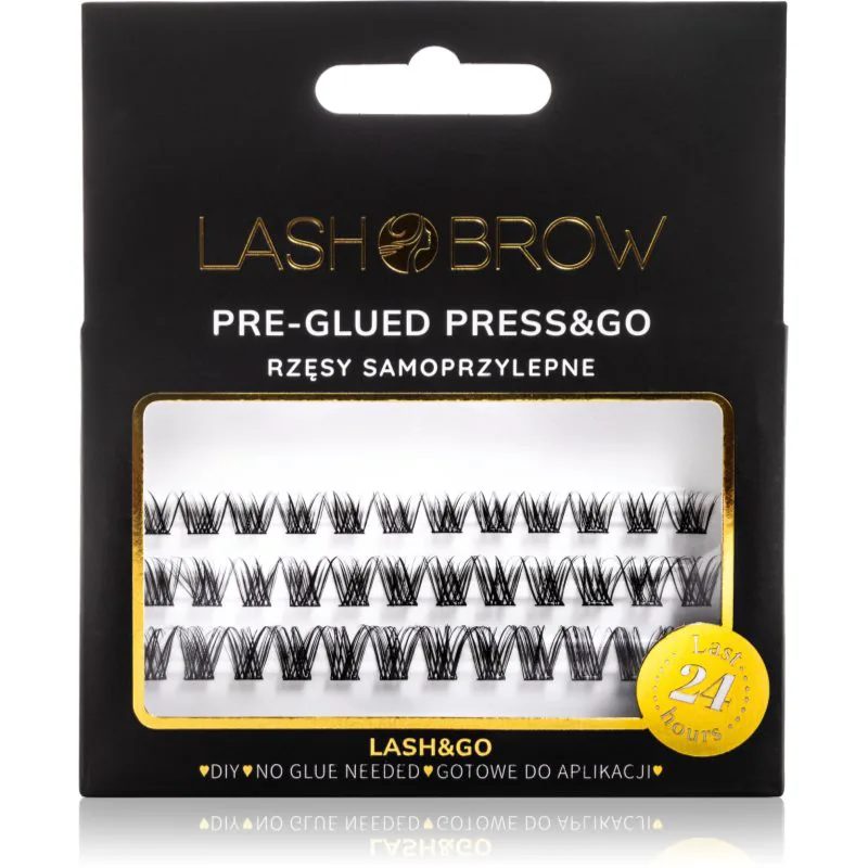 Lash Brow Press&Go Self-Adhesive Eyelashes αυτοκόλλητες βλεφαρίδες τουφάκια Everyday 1 τμχ