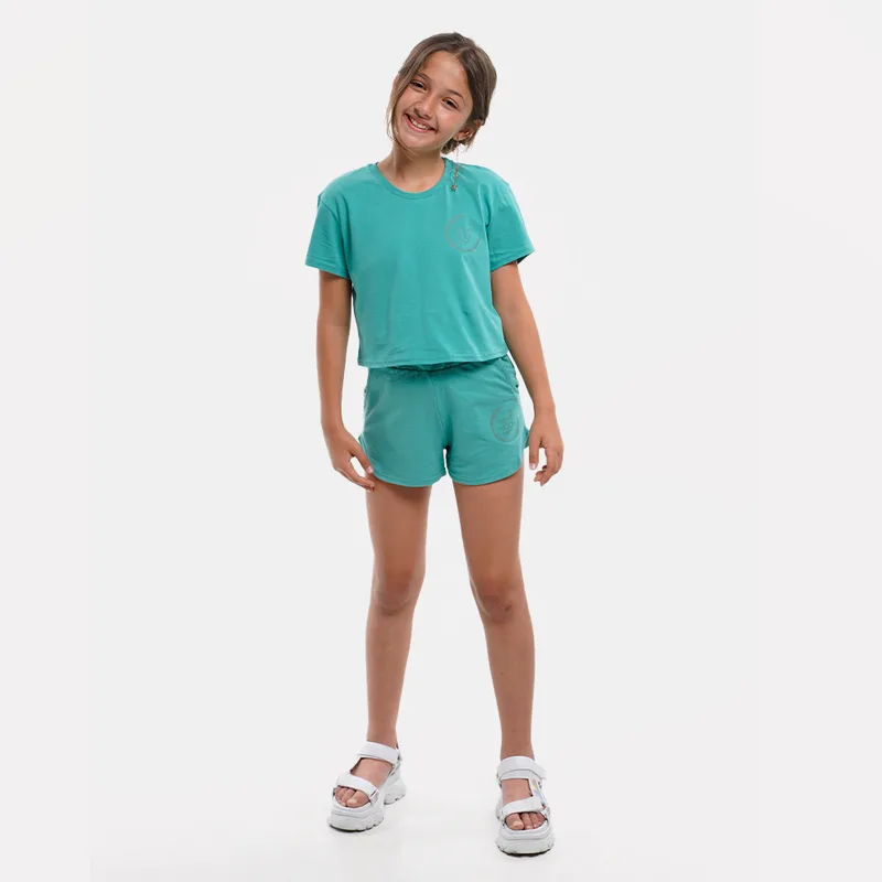 Target Crop Top S.Jersey Bermuda Παιδικό Σετ Φόρμας (9000104261_12825)