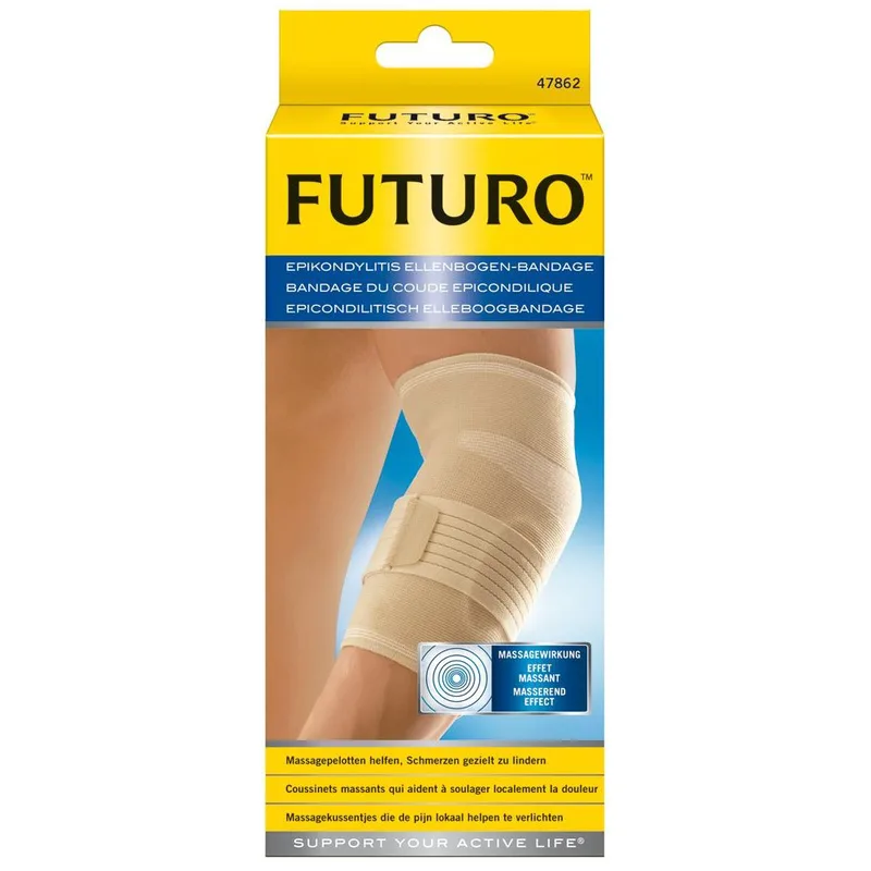 3M Futuro Elbow Pad with Pressure Cushions Ελαστική Περιαγκωνίδα με Μαξιλαράκια Πίεσης Κωδ 47862 1 Τεμάχιο - Medium