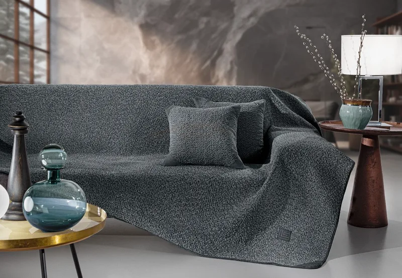 Ριχτάρι Τριθέσιου Guy Laroche Lama Anthracite 170x300