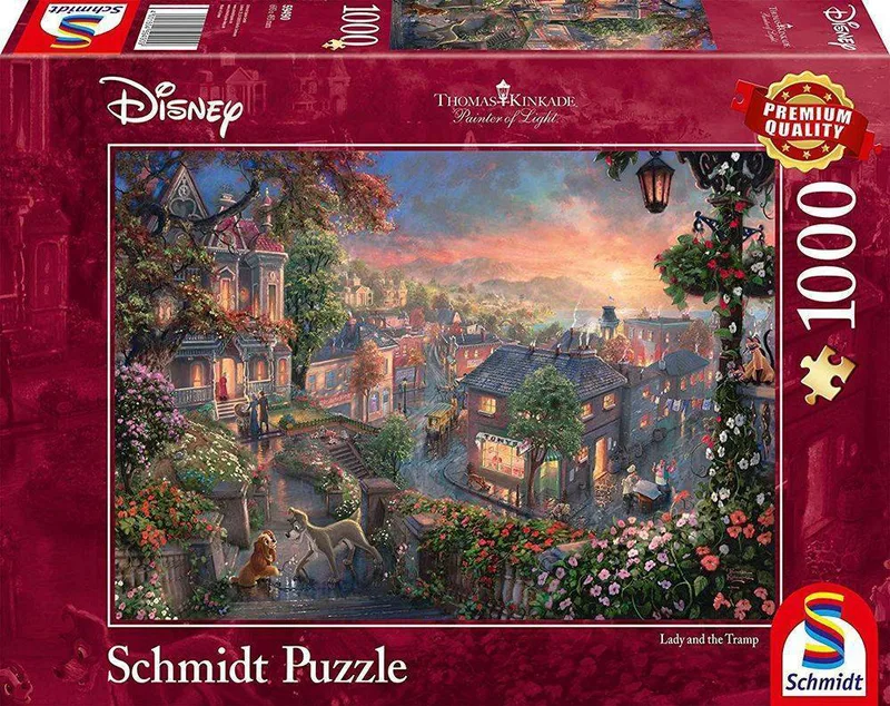 KINKADE-DISNEY Η ΛΑΙΔΗ ΚΑΙ Ο ΑΛΗΤΗΣ SCHMIDT 1000 ΚΟΜΜΑΤΙΑ (59490)