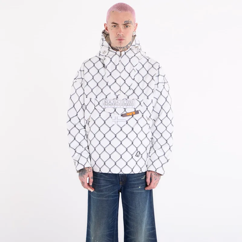 Μπουφάν Napapijri x PDF Anorak Jacket Rainforest Next White XL