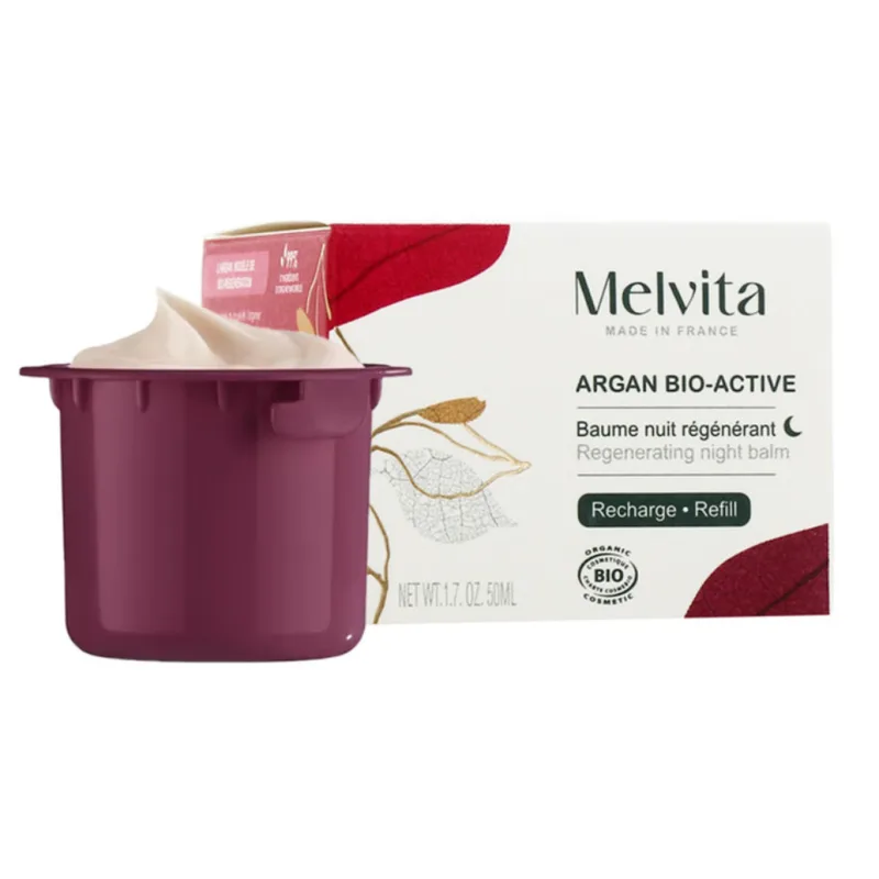Melvita Argan Bio-Active Regenerating Night Balm Refill 50ml