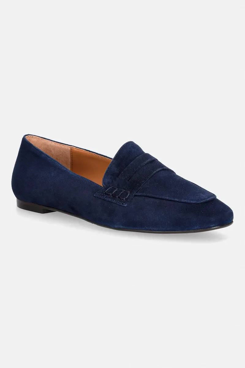Billi Bi μοκασίνια γυναικεία σουέτ Blue suede