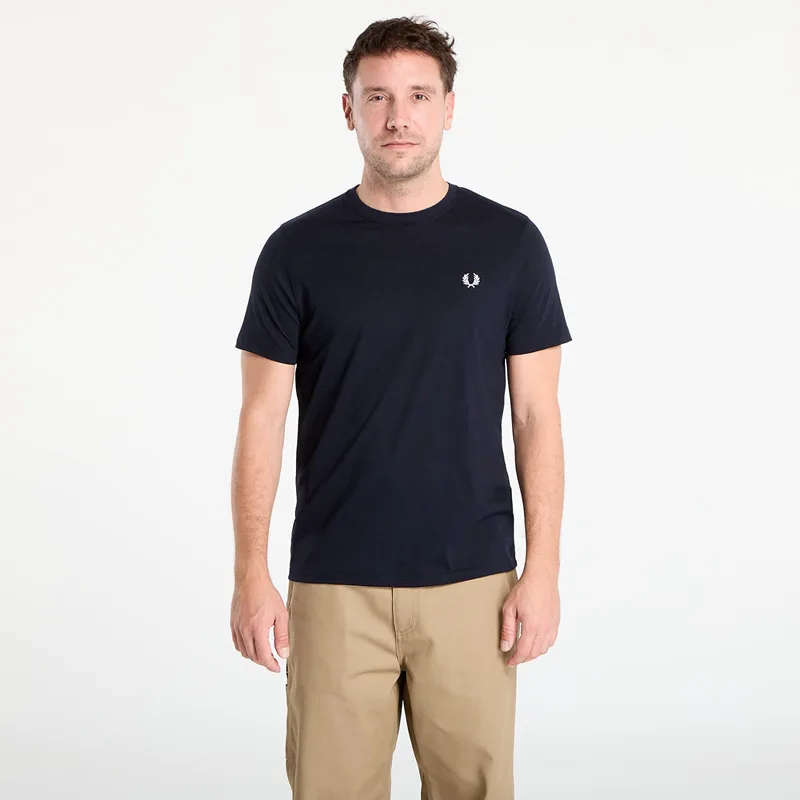 T-shirt FRED PERRY Crew Neck T-Shirt Navy S