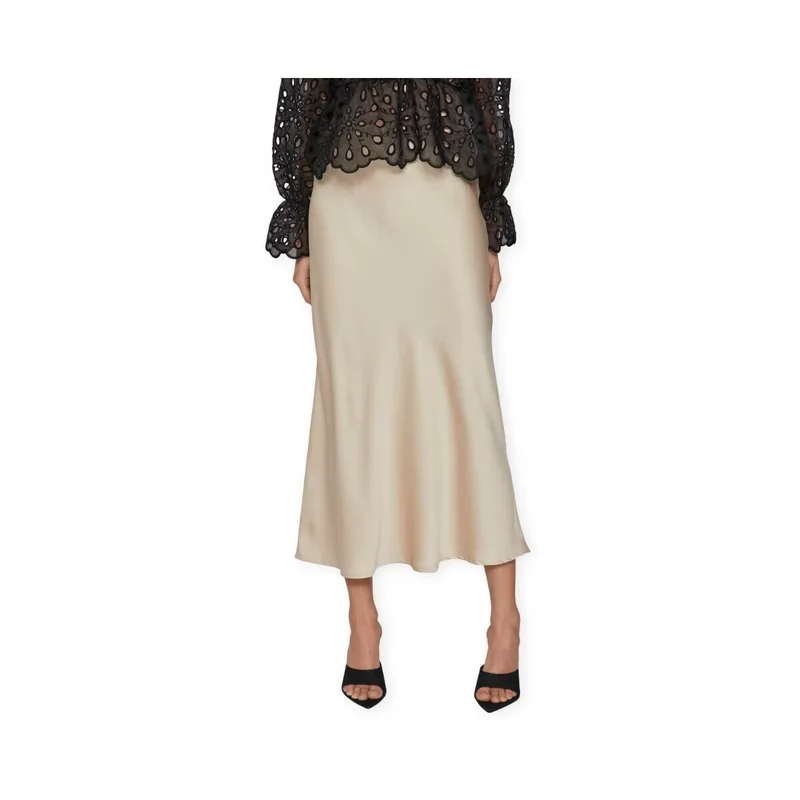 Μίντι φούστες Vila Noos Elette Skirt - Cement