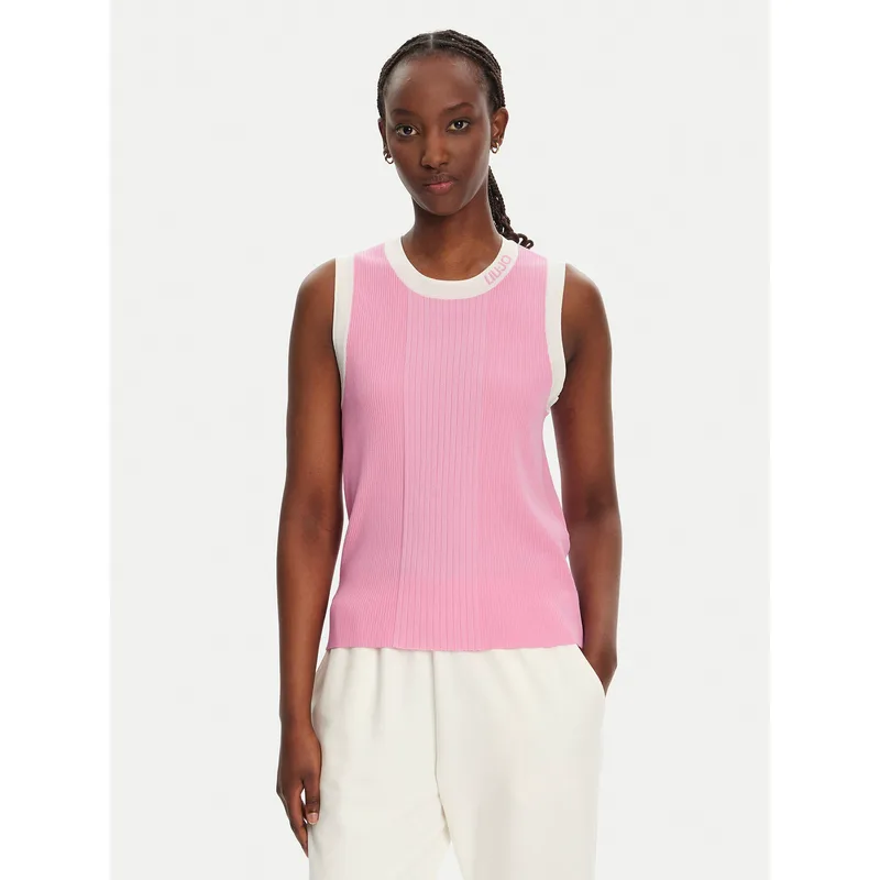 Liu Jo Sport Τοπ TA5092 MS022 Ροζ Regular Fit