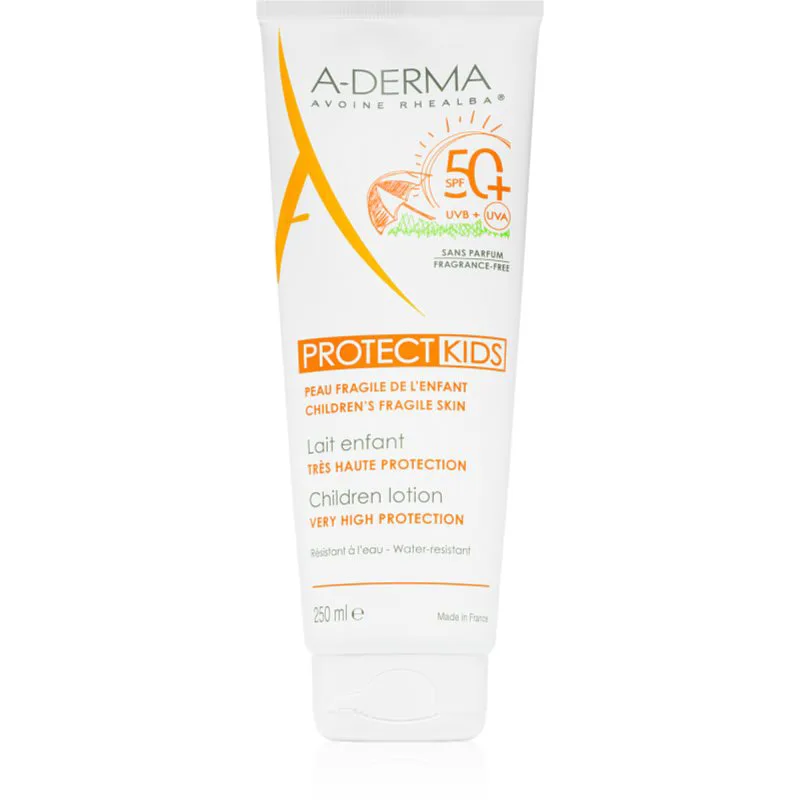 A-Derma Protect Kids Children Lotion προστατευτική αντηλιακή παιδική λοσιόν SPF 50+ 250 ml