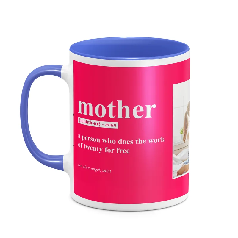 Mother Definition - Κούπα - Μπλε - Απλή