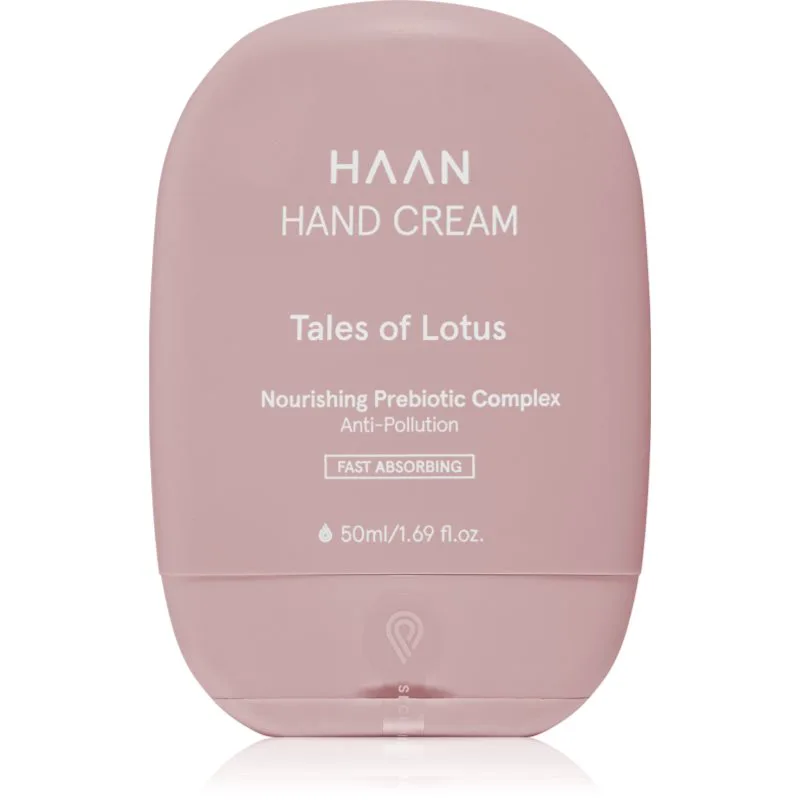 HAAN Hand Care Hand Cream άμεσα απορροφητική κρέμα για τα χέρια με πρεβιοτικά Tales of Lotus 50 ml