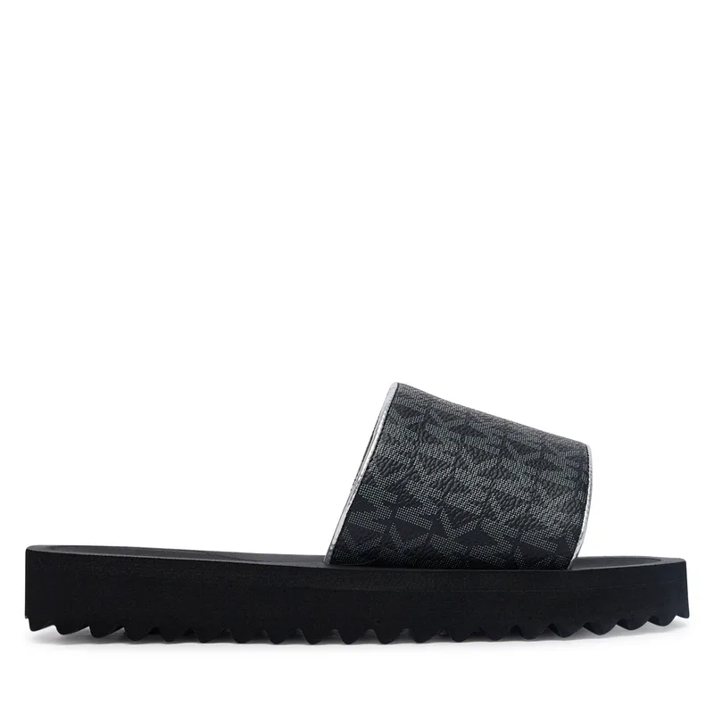 Παντόφλες MICHAEL Michael Kors Teagan Merrick 2 MK03823001 Μαύρο