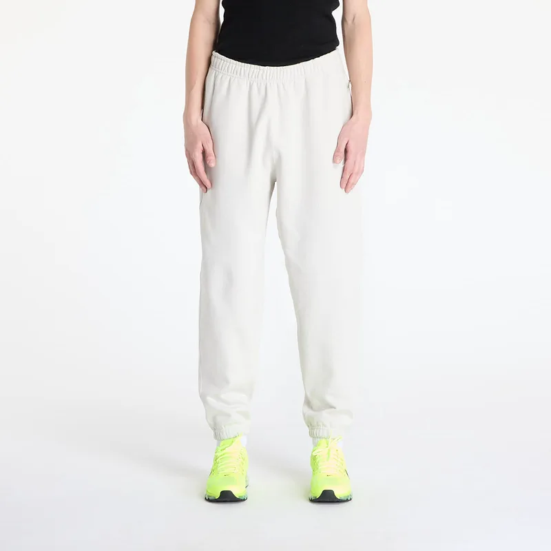 Φόρμα Nike Solo Swoosh Men's Fleece Pants Light Bone/ White XL