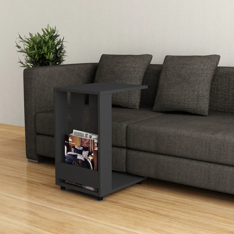 Βοηθητικό Τραπέζι Edi - Anthracite 855Dte2876 (37x60x45)