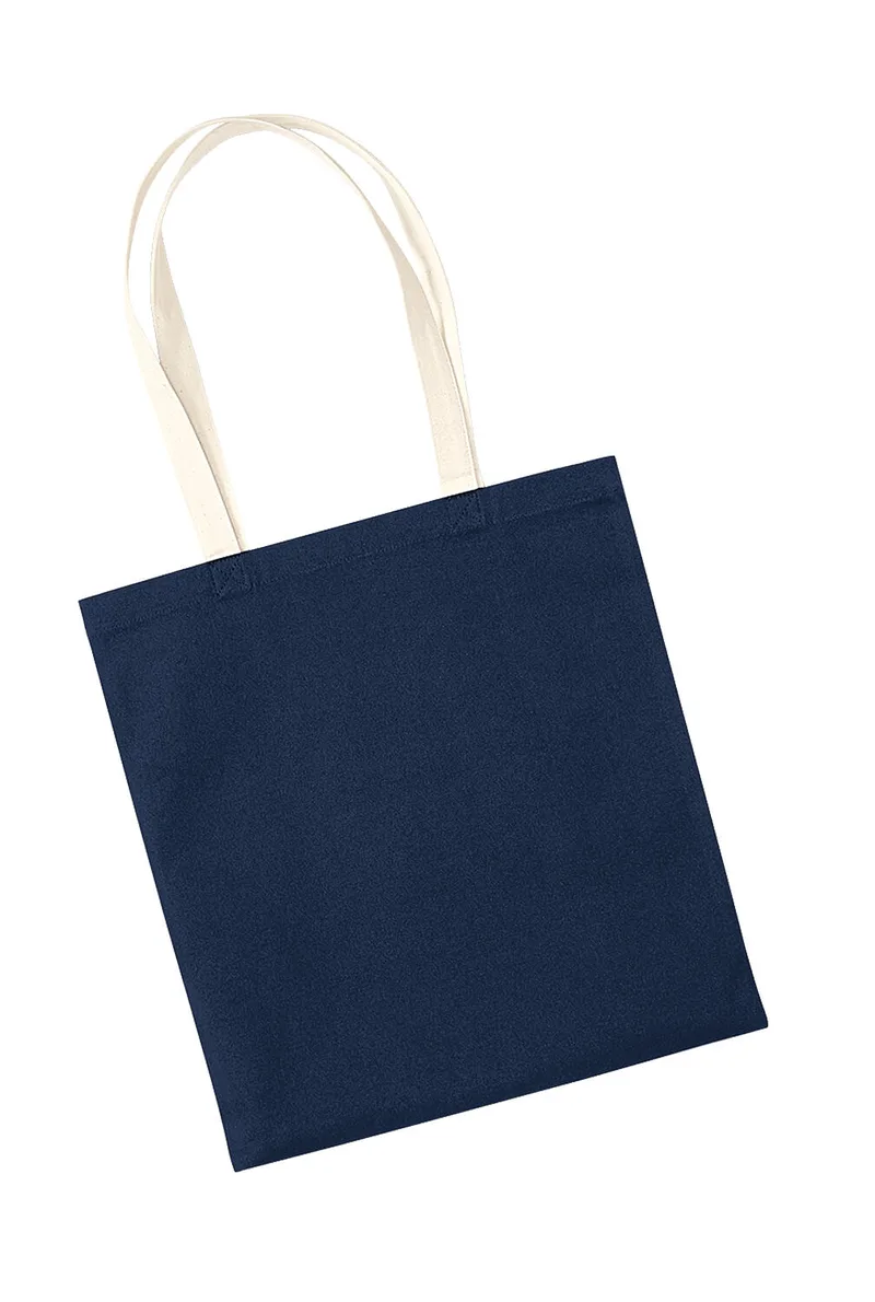 Organic Tote Τσάντα EarthAware™ Westford Mill W801C French Navy/Natural