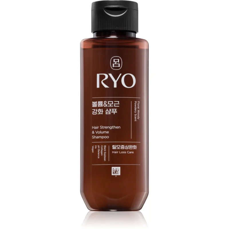 RYO Hair Strengthen & Volume Shampoo θεραπευτικό και ενισχυτικό σαμπουάν για όγκο μαλλιών 180 ml