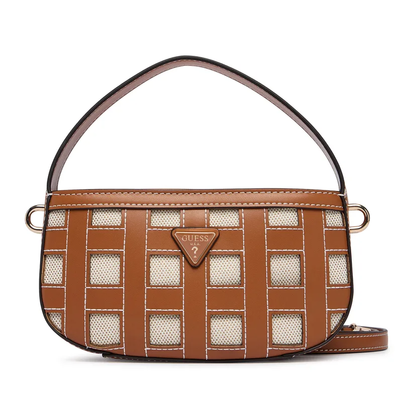 Τσάντα Guess Frankie Mini HWWG97 36770 Καφέ