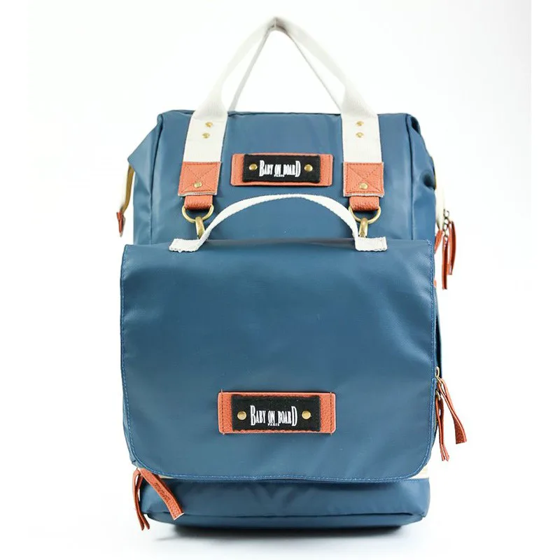 Τσάντα Backpack 27x16x44εκ. Με Αλλαξιέρα EVA Camille Ocean BoB Paris BOB-300100_002 (Χρώμα: Μπλε) - Baby on Board Paris - BOB-300100_002