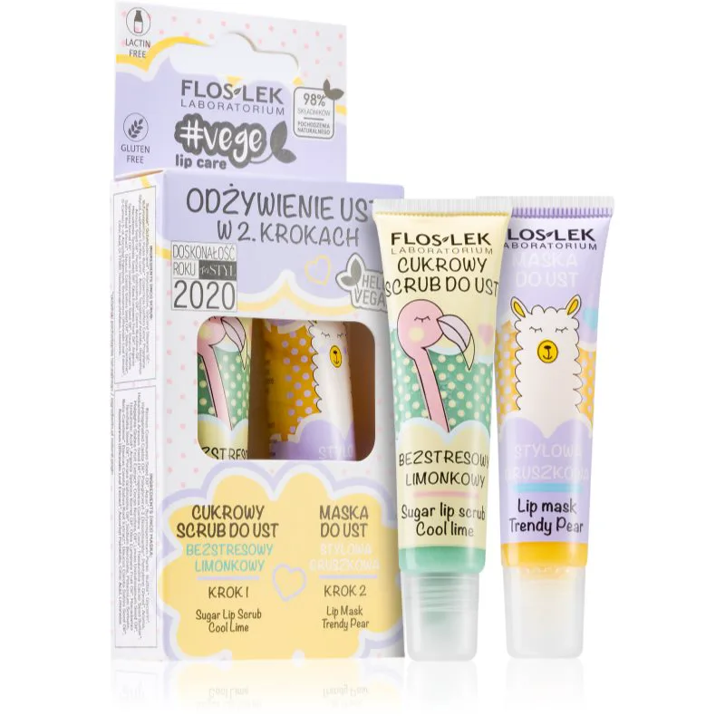 FlosLek Laboratorium Vege Lip Care σετ για τα χείλη