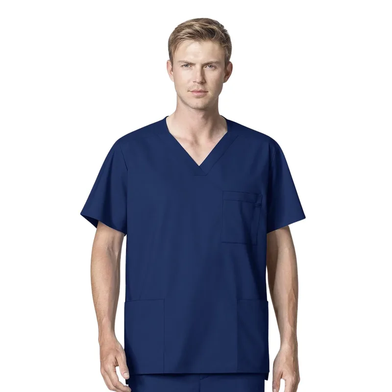 Μπλούζα Ανδρική Υγειονομικών WonderWork V-Neck Wonderwink Navy Blue