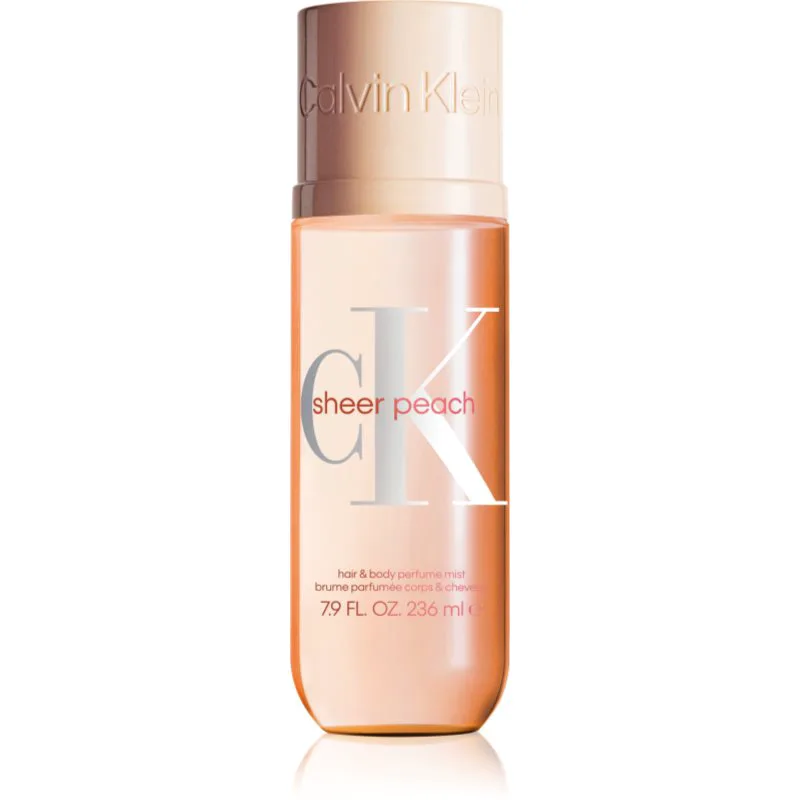 Calvin Klein CK Sheer Peach Αρωματικό σπρέι σώματος και μαλλιών unisex 236 ml