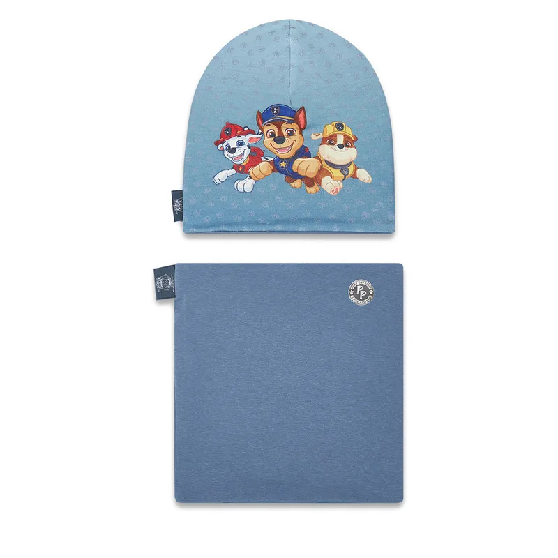 Σετ σκούφος και κασκόλ λαιμός Paw Patrol CEO-ACCCS-AW25-317PAW Μπλε
