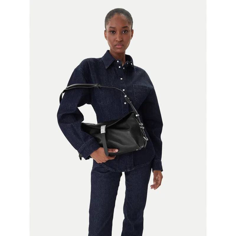 Τσάντα PINKO Saddle Baguette Classic AI 25-26 PL 105049 A1ZX Μαύρο