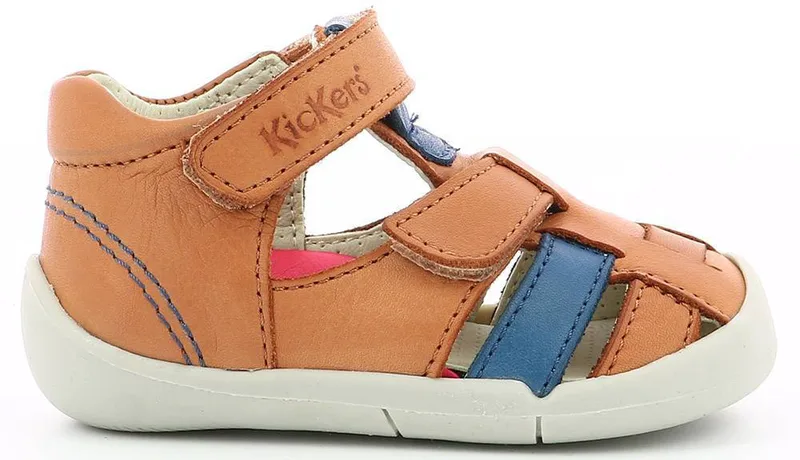 ΠΑΠΟΥΤΣΟΠΕΔΙΛΑ KICKERS WASABU 858390 ΚΑΜΕΛ/ΜΠΛΕ (EU:22)