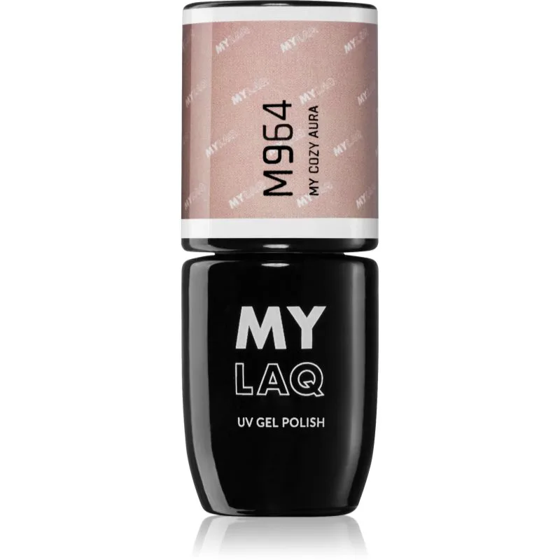 MYLAQ My Aura τζελ βερνίκι νυχιών απόχρωση My Cozy Aura 5 ml