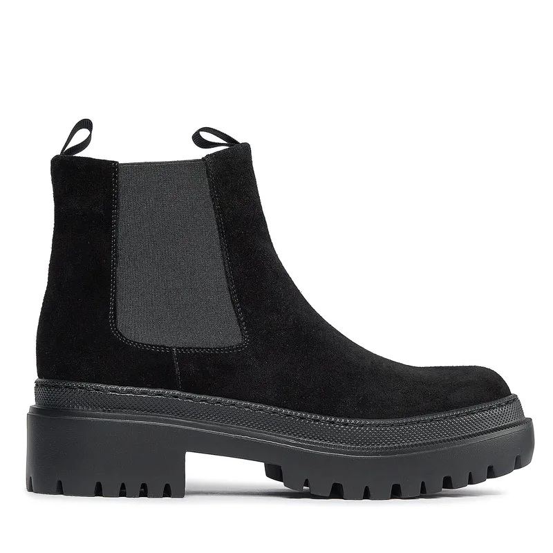 Μποτάκια με λάστιχο Pollini SA21204G0HTI0000 Μαύρο