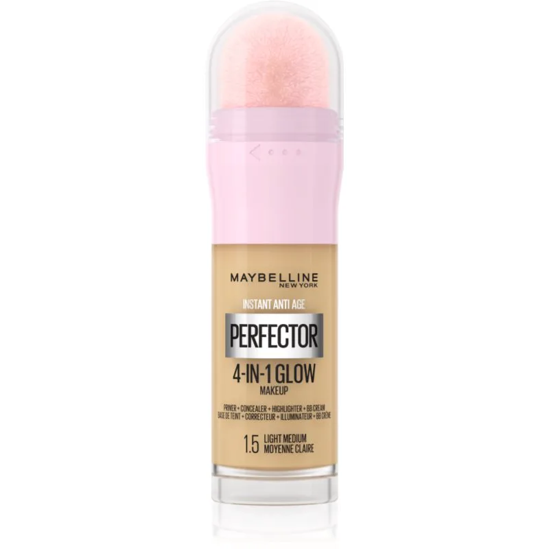 MAYBELLINE NEW YORK Instant Perfector 4-in-1 λαμπρυντικό μεικ απ για φυσική εμφάνιση απόχρωση 1.5 Light Medium 20 ml
